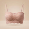S-H  Premium Quality - Single Padded Full Coverage Bra.| Front Floral Decorative Lace