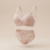 Premium Quality Double Padded Push- Up Checks Bra Set.