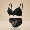 Premium Quality Double Padded Push- Up Checks Bra Set.