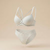 Victoria's Secret Premium Quality Double Padded Push- Up wire Bra Set With Stone Lace.