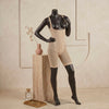 Luxe Lace Open-Bust Mid-Thigh Body Shaper