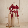 Sophisticated 3-Piece Lace & Mesh Intimates Ensemble Nighty Set